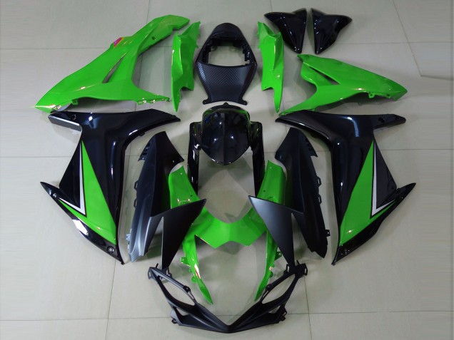 2011-2024 Gloss Green and Black GSXR 600-750 Fairings 2011-2024 Gloss Green and Black GSXR 600-750 Fairings