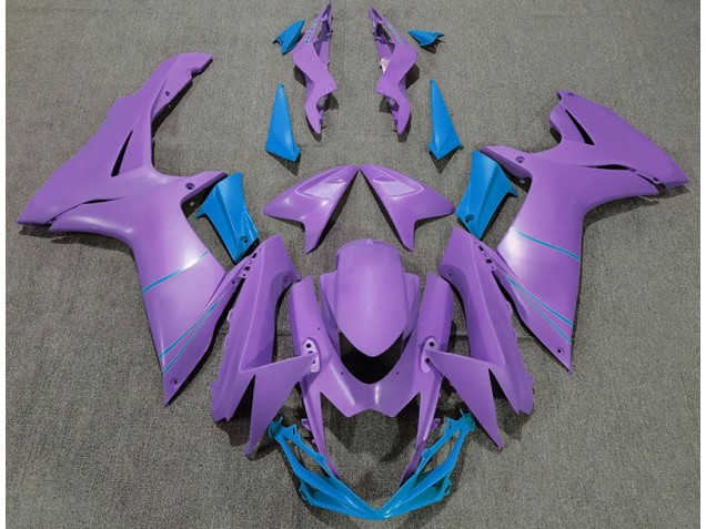 2011-2024 Matte Purple & Blue GSXR 600-750 Fairings 2011-2024 Matte Purple & Blue GSXR 600-750 Fairings
