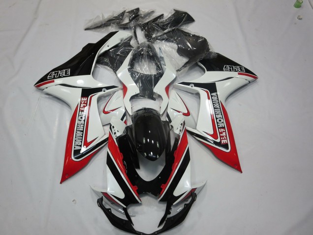 2011-2024 Red White and Black GSXR 600-750 Fairings