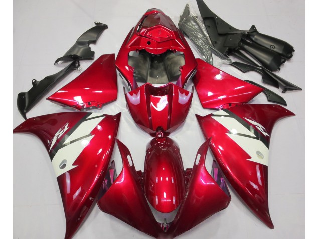 2012-2014 Gloss Red & White R1 Fairings 2012-2014 Gloss Red & White R1 Fairings