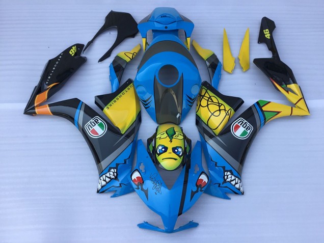 2012-2016 Blue Shark Teeth CBR1000RR Fairings 2012-2016 Blue Shark Teeth CBR1000RR Fairings