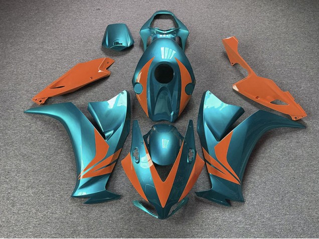 2012-2016 Gloss Cyan and Orange CBR1000RR Fairings 2012-2016 Gloss Cyan and Orange CBR1000RR Fairings