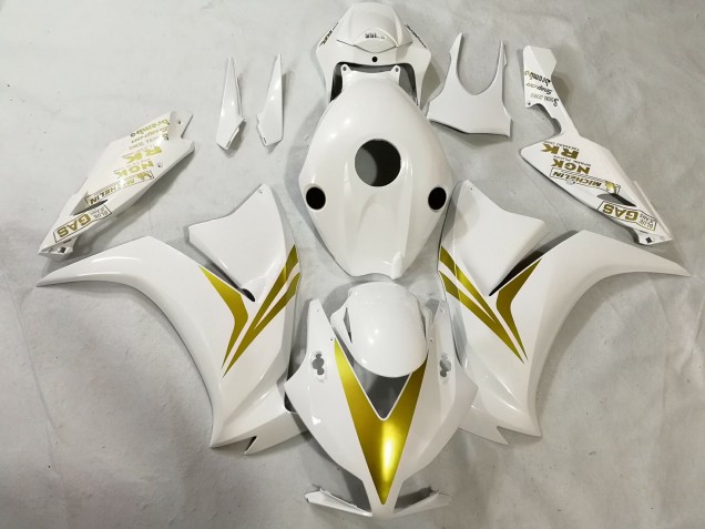 2012-2016 White and Gold CBR1000RR Fairings 2012-2016 White and Gold CBR1000RR Fairings
