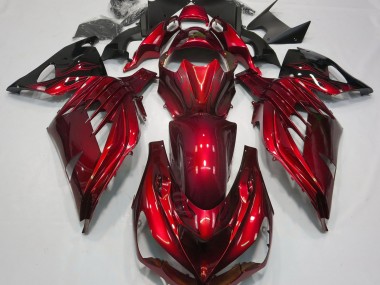 2012-2021 Fire Red Gloss ZX14R Fairings