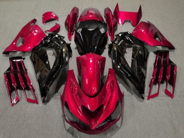 2012-2021 Gloss Red and Black ZX14R Fairings