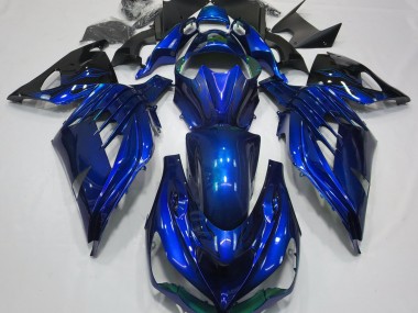 2012-2021 Ocean Blue Gloss ZX14R Fairings