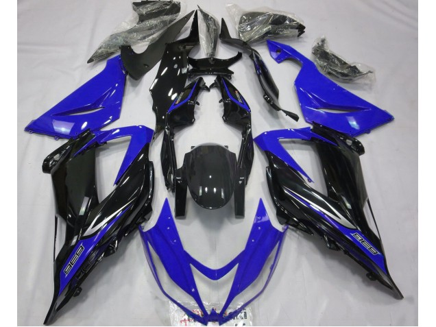 2013-2018 Black and Blue ZX6R Fairings 2013-2018 Black and Blue ZX6R Fairings