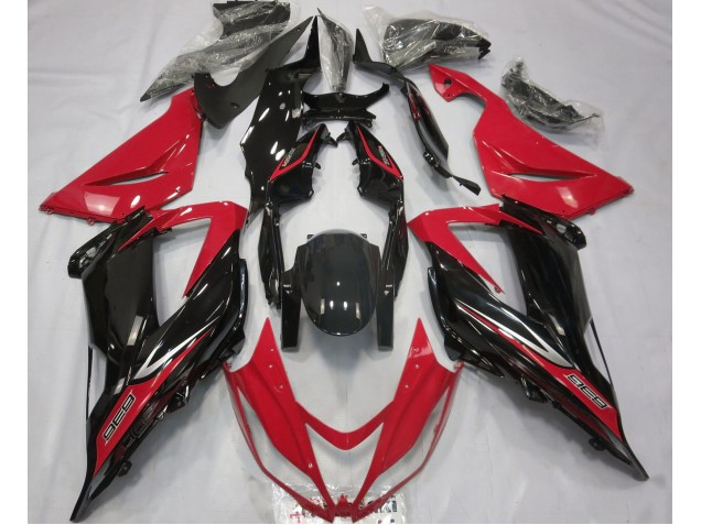 2013-2018 Black and Red ZX6R Fairings 2013-2018 Black and Red ZX6R Fairings