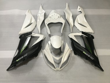 2013-2018 Crystal White & Satin Black ZX6R Fairings