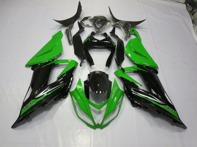 2013-2018 Green Black ZX6R Fairings 2013-2018 Green Black ZX6R Fairings