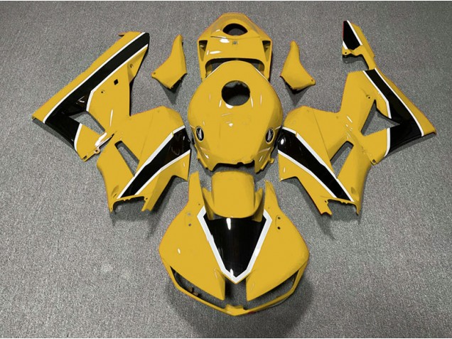 2013-2023 Gloss Yellow and Black CBR600RR Fairings