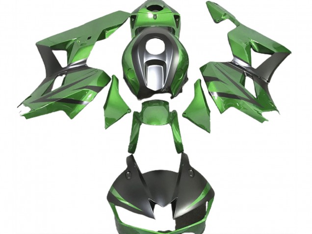 2013-2023 Lizard Green and Matte Black CBR600RR Fairings 2013-2023 Lizard Green and Matte Black CBR600RR Fairings