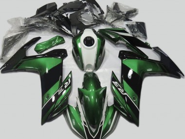 2015-2018 Green and Gloss Black R3 Fairings