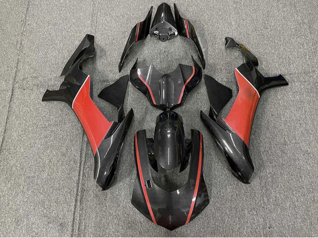 2015-2019 Carbon Fiber & Red R1 Fairings 2015-2019 Carbon Fiber & Red R1 Fairings