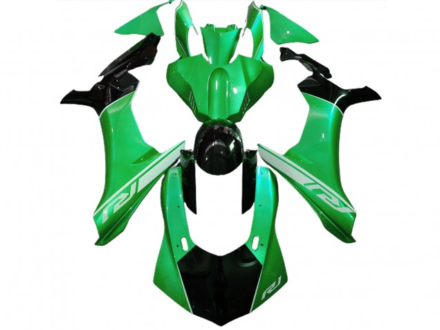 2015-2019 Lizard Green and Black R1 Fairings 2015-2019 Lizard Green and Black R1 Fairings