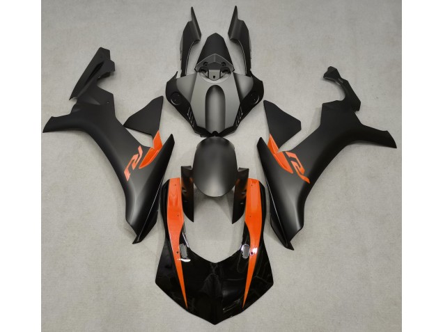 2015-2019 Matte Black & Orange R1 Fairings