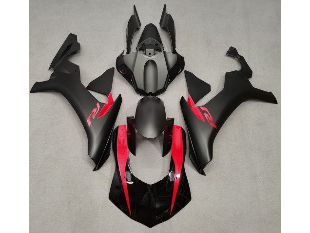 2015-2019 Matte Black & Pearl Red R1 Fairings
