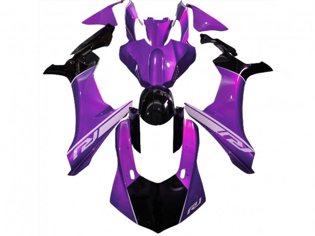 2015-2019 Mood Purple and Black R1 Fairings