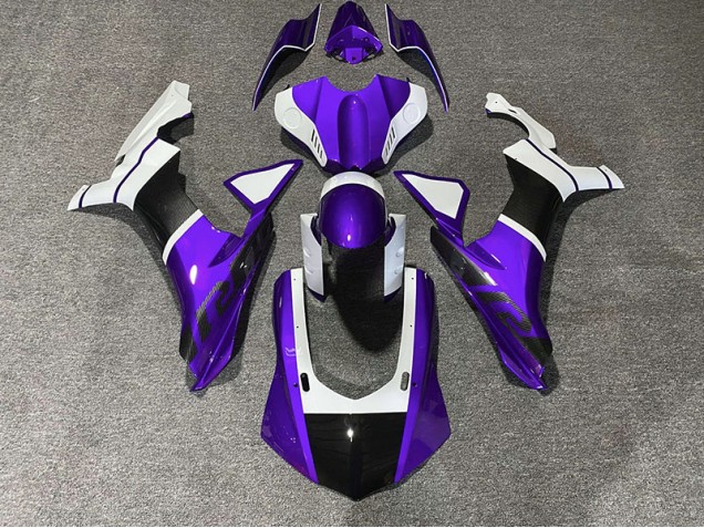 2015-2019 Purple & Carbon Fiber Accents R1 Fairings 2015-2019 Purple & Carbon Fiber Accents R1 Fairings