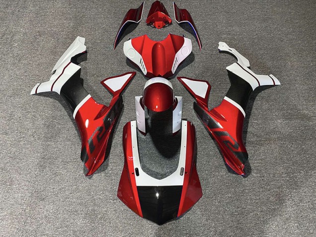 2015-2019 Red & Carbon Fiber Accents R1 Fairings 2015-2019 Red & Carbon Fiber Accents R1 Fairings