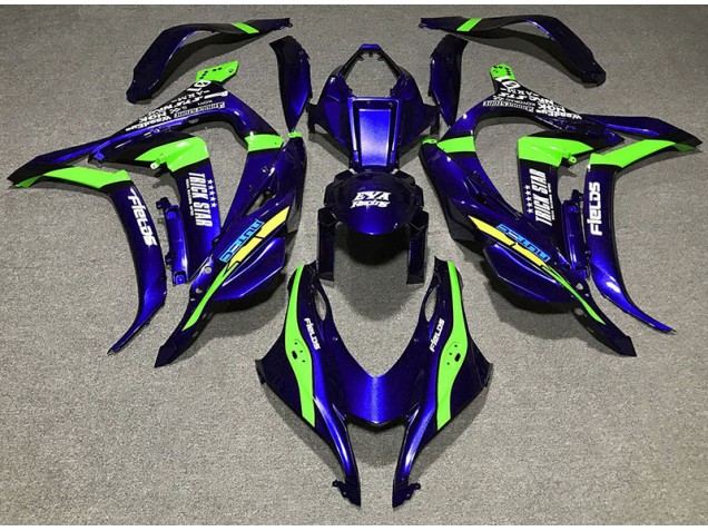 2016-2019 Deep Blue Trickstar ZX10R Fairings 2016-2019 Deep Blue Trickstar ZX10R Fairings