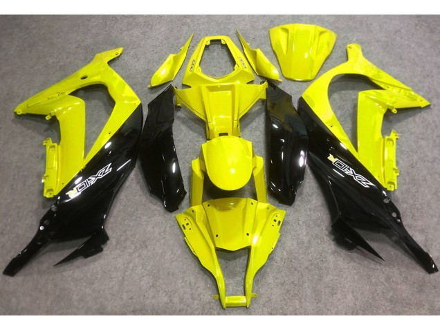 2016-2019 Gloss Yellow and Black ZX10R Fairings