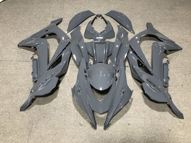 2016-2019 Nardo Grey Black Logo ZX10R Fairings 2016-2019 Nardo Grey Black Logo ZX10R Fairings