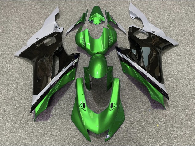 2017-2021 Cement Black and Green R6 Fairings 2017-2021 Cement Black and Green R6 Fairings