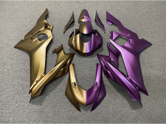 2017-2021 Tan and Purple Split R6 Fairings 2017-2021 Tan and Purple Split R6 Fairings