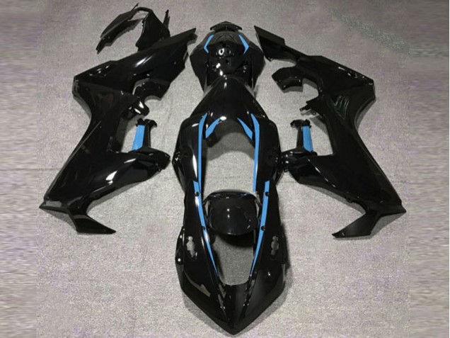 2017-2023 Gloss Black & Light Blue Lining CBR1000RR Fairings