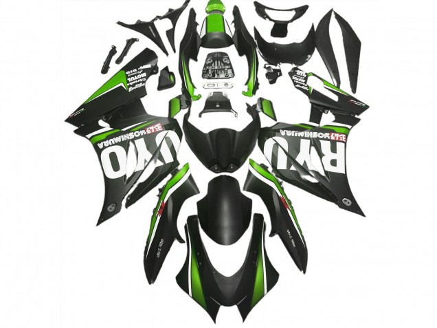 2017-2023 Matte Black & Green GSXR 1000 Fairings 2017-2023 Matte Black & Green GSXR 1000 Fairings