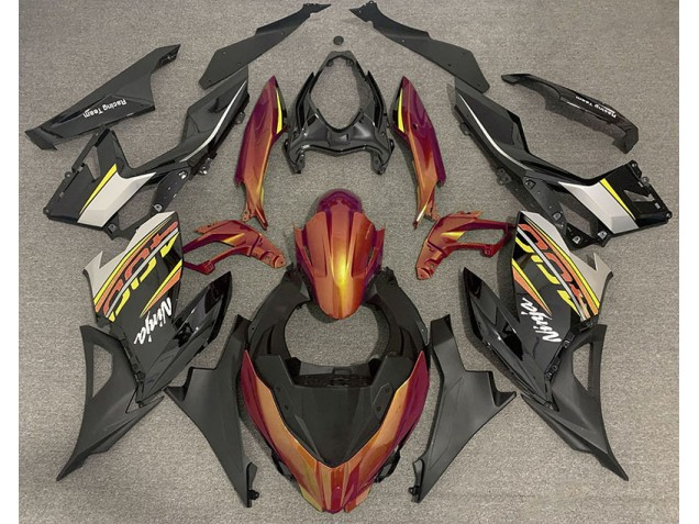 2018-2023 Liquid Orange and Grey Ninja 400 Fairings 2018-2023 Liquid Orange and Grey Ninja 400 Fairings