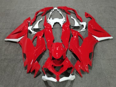 2019-2023 Red with White ZX6R Fairings