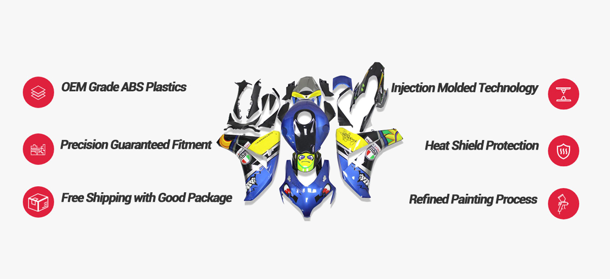 Best Aftermarket Motorcycle Fairings | Rizla Fairings Canada Official
